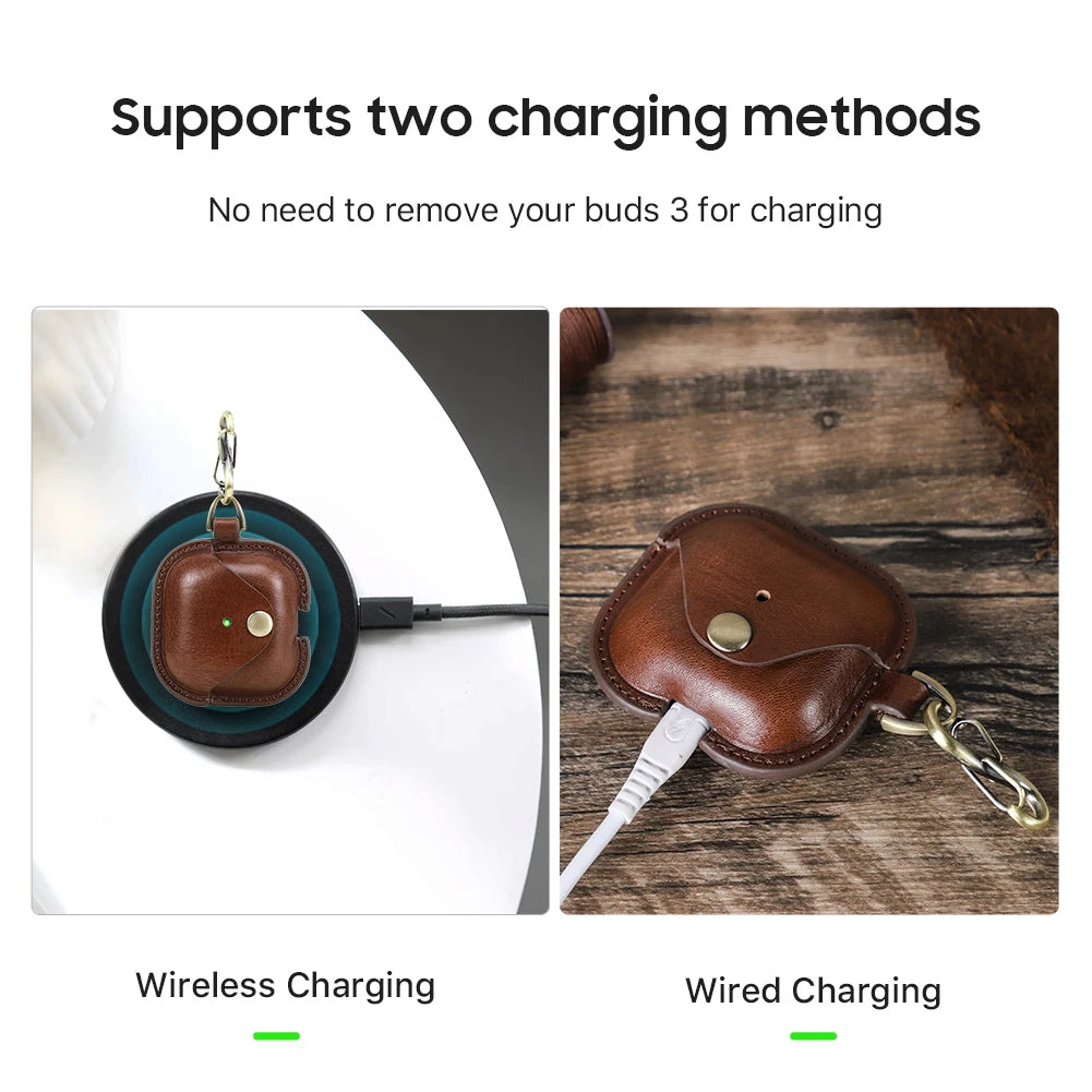 Genuine Leather AirPods 4 Case