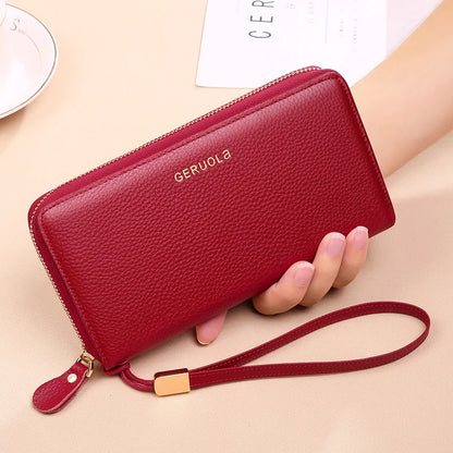 RFID Long Wallet – Zipper Money Clip