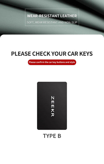 Leather Car Key Case