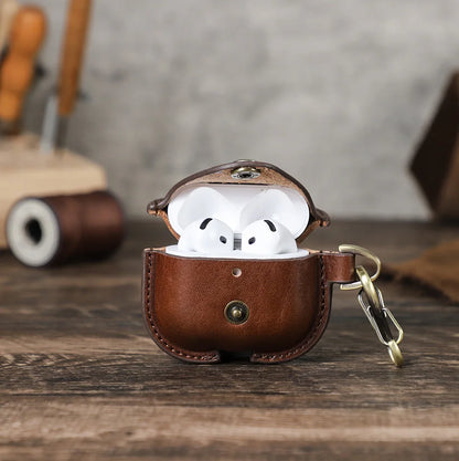 Genuine Leather AirPods 4 Case
