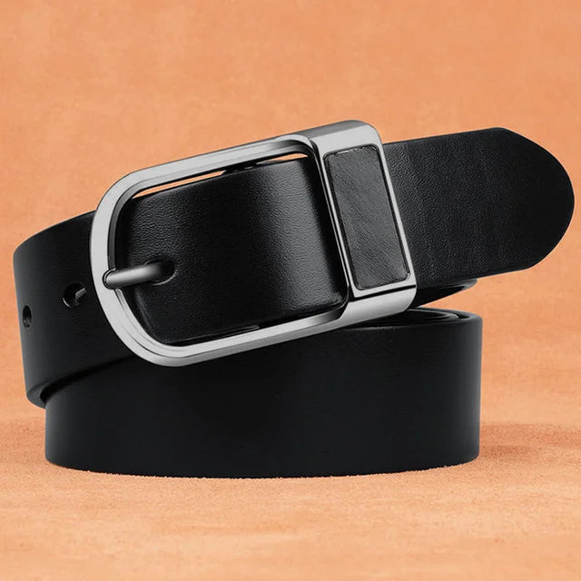 Men’s Cowskin Jeans Belt – Designer Business Casual