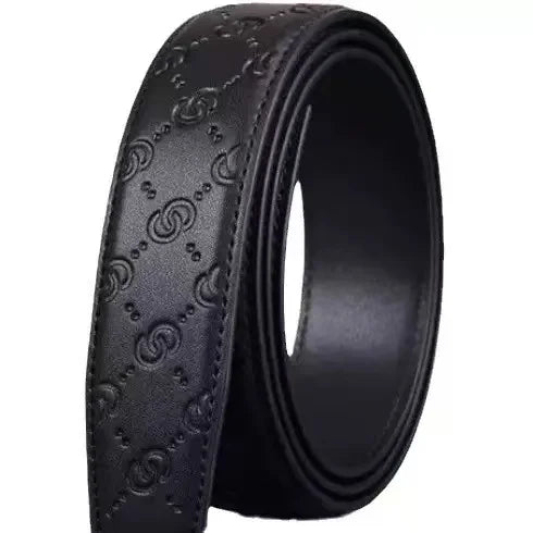 Men’s Cowhide Automatic Buckle Belt – Business Casual
