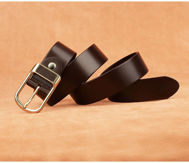 Men’s Cowskin Jeans Belt – Designer Business Casual
