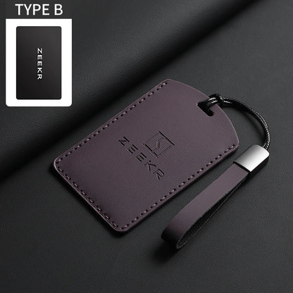 Leather Car Key Case