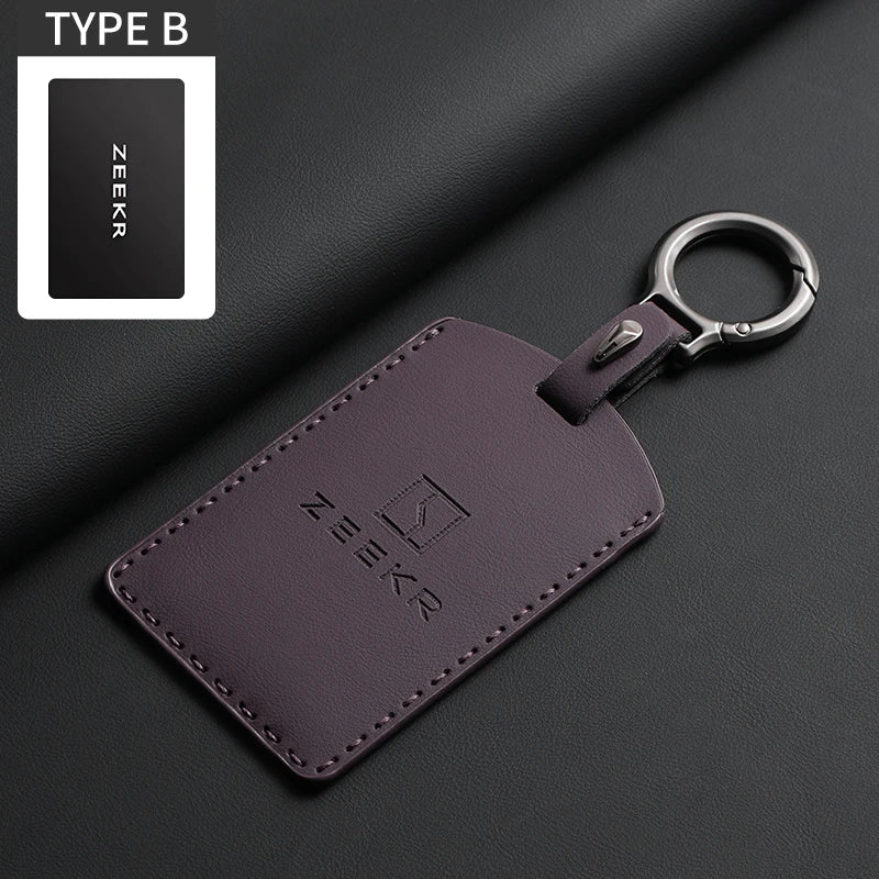 Leather Car Key Case
