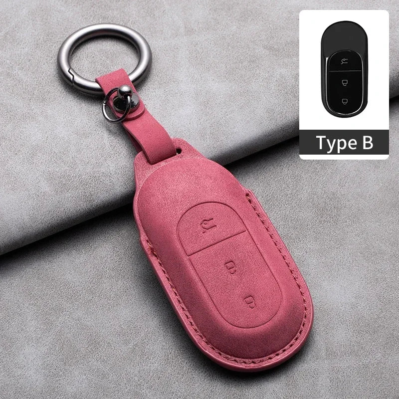 Leather Car Key Case – Leapmotor Series