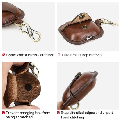 Genuine Leather AirPods 4 Case