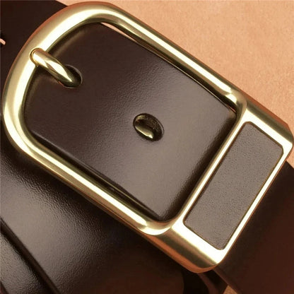 Men’s Cowskin Jeans Belt – Designer Business Casual