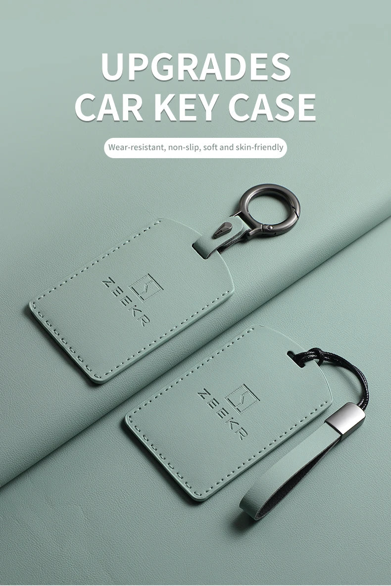 Leather Car Key Case