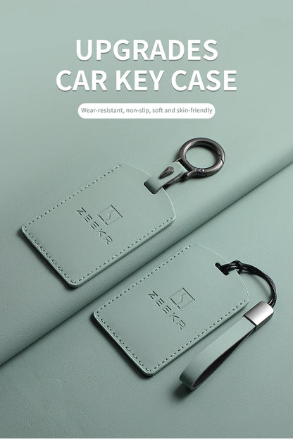 Leather Car Key Case