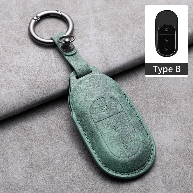 Leather Car Key Case – Leapmotor Series