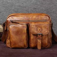 Men’s Leather Chest Bag – Sling Crossbody Pack