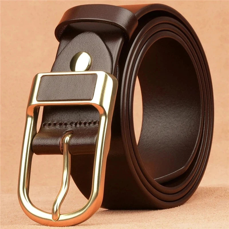 Men’s Cowskin Jeans Belt – Designer Business Casual