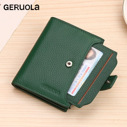 RFID Leather Tri-Fold Wallet – Anti-Theft