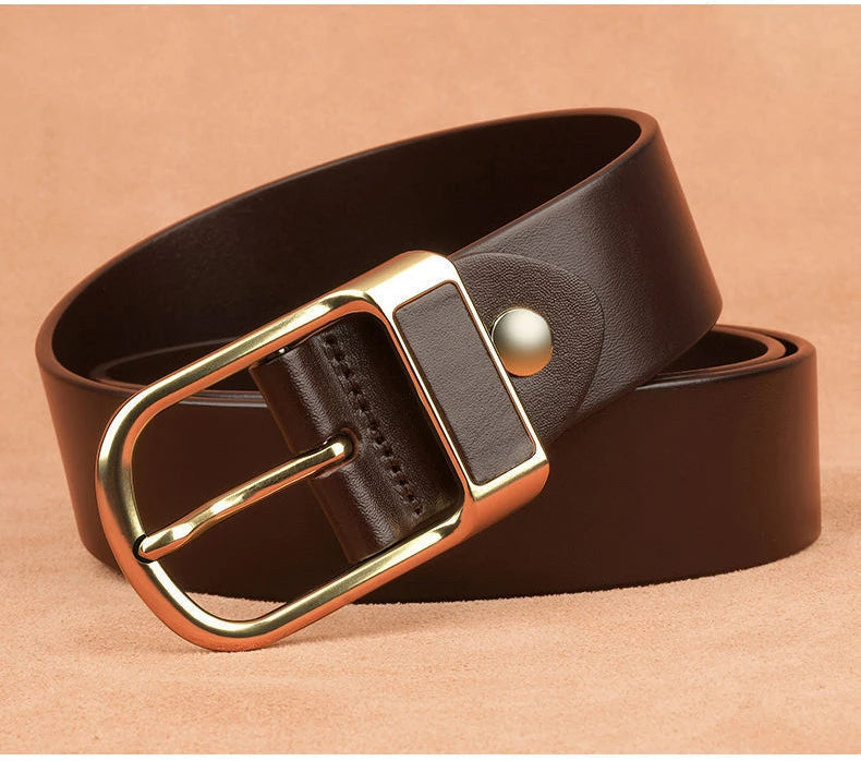Men’s Cowskin Jeans Belt – Designer Business Casual