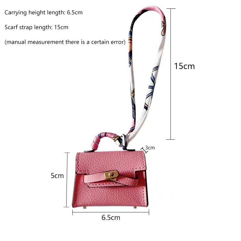 Mini Microfiber AirPods Case – Protective Lanyard Bag