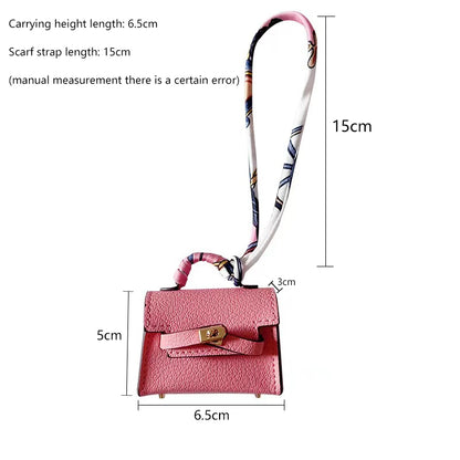 Mini Microfiber AirPods Case – Protective Lanyard Bag
