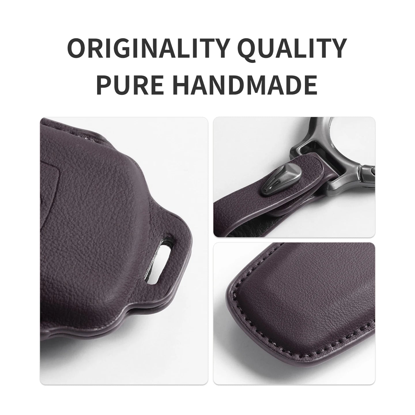Leather Car Key Case