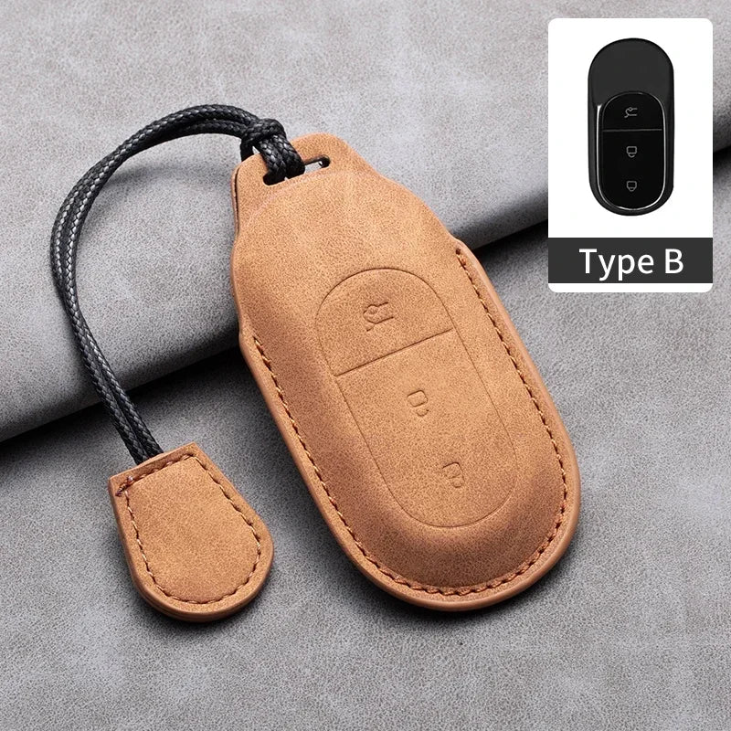 Leather Car Key Case – Leapmotor Series