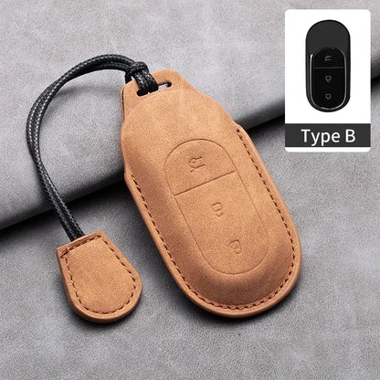 Leather Car Key Case – Leapmotor Series