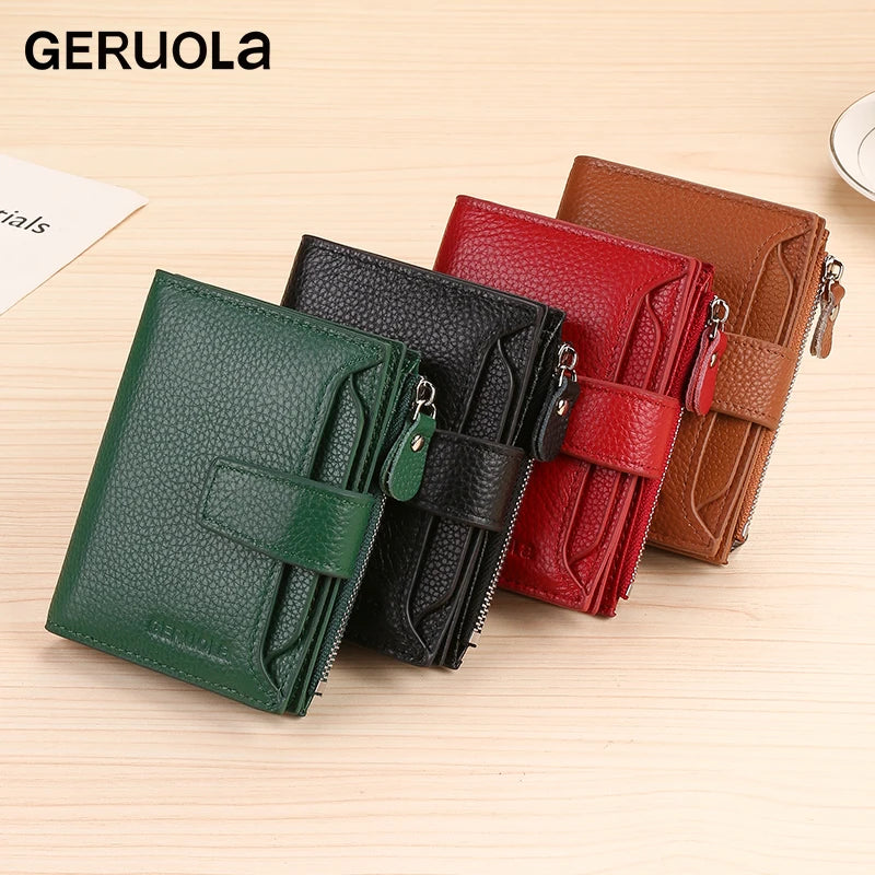 RFID Leather Tri-Fold Wallet – Anti-Theft