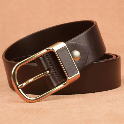 Men’s Cowskin Jeans Belt – Designer Business Casual