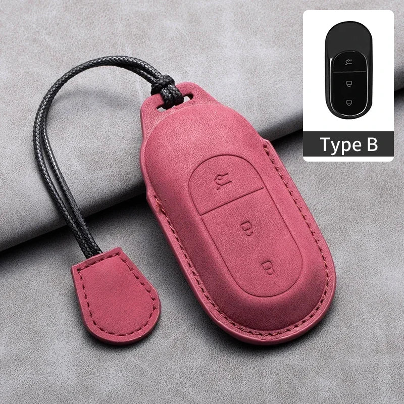 Leather Car Key Case – Leapmotor Series
