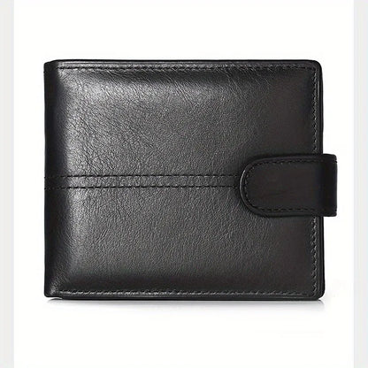 Men’s RFID Leather Wallet – Multi-Slot Edition