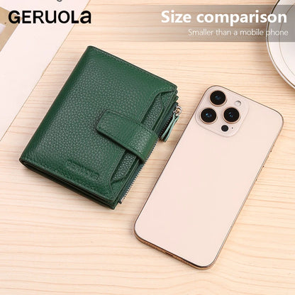 RFID Leather Tri-Fold Wallet – Anti-Theft
