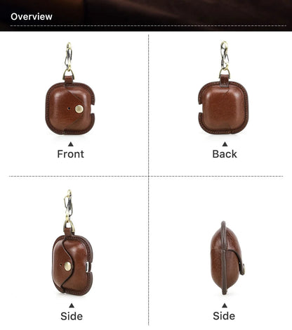 Genuine Leather AirPods 4 Case
