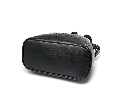 Women’s Soft Leather Backpack – Casual Travel Bag
