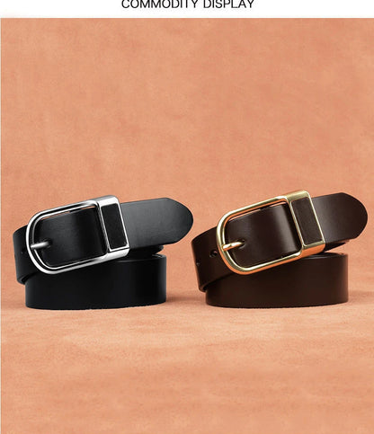 Men’s Cowskin Jeans Belt – Designer Business Casual