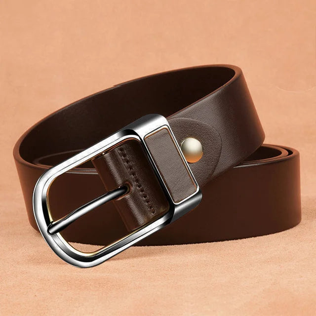 Men’s Cowskin Jeans Belt – Designer Business Casual