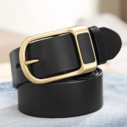 Men’s Cowskin Jeans Belt – Designer Business Casual