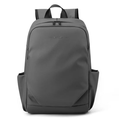 Men’s Frosted Leather Backpack – Waterproof Laptop Bag