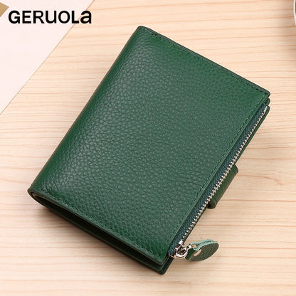 RFID Leather Tri-Fold Wallet – Anti-Theft