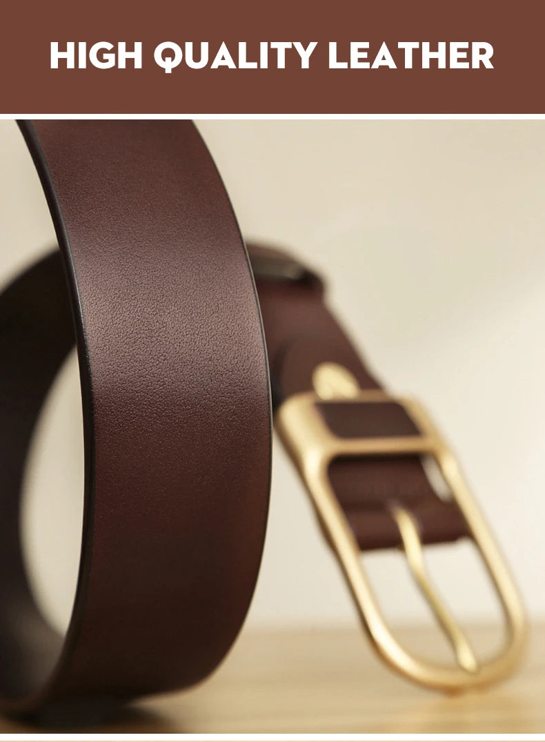 Men’s Cowskin Jeans Belt – Designer Business Casual