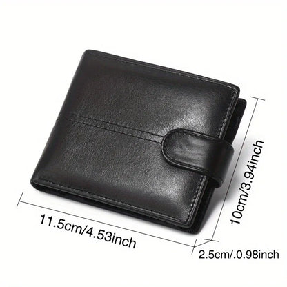 Men’s RFID Leather Wallet – Multi-Slot Edition