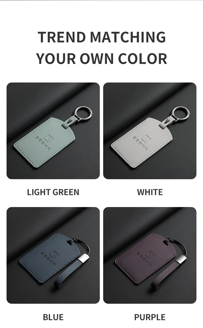 Leather Car Key Case