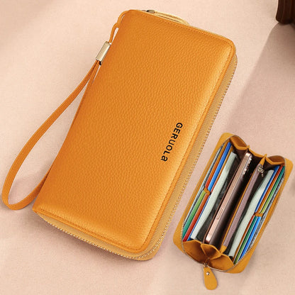 RFID Long Wallet – Zipper Money Clip