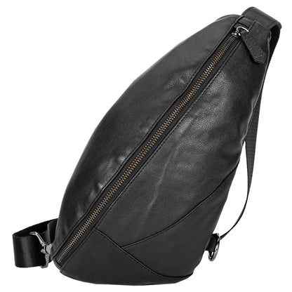 Men’s Leather Chest Bag – Sling Crossbody Pack