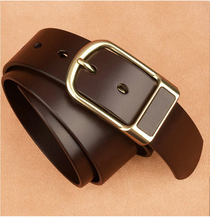 Men’s Cowskin Jeans Belt – Designer Business Casual