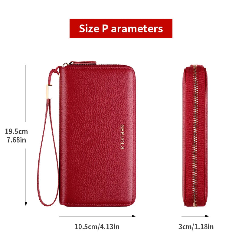 RFID Long Wallet – Zipper Money Clip