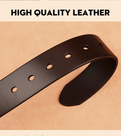 Men’s Cowskin Jeans Belt – Designer Business Casual