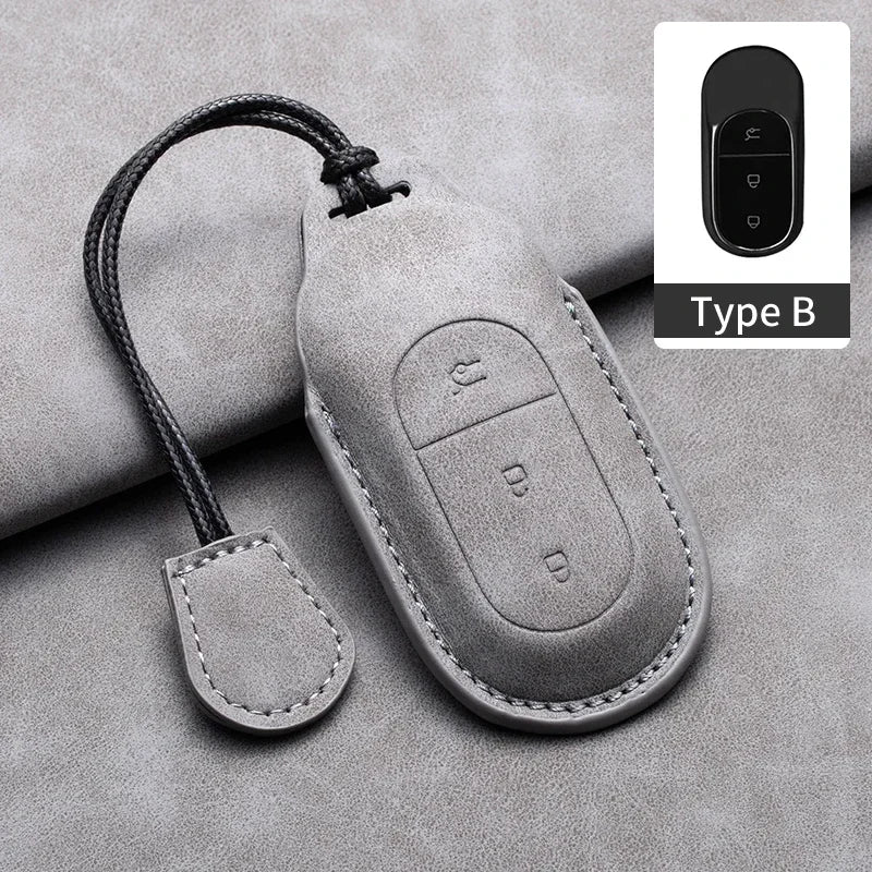 Leather Car Key Case – Leapmotor Series