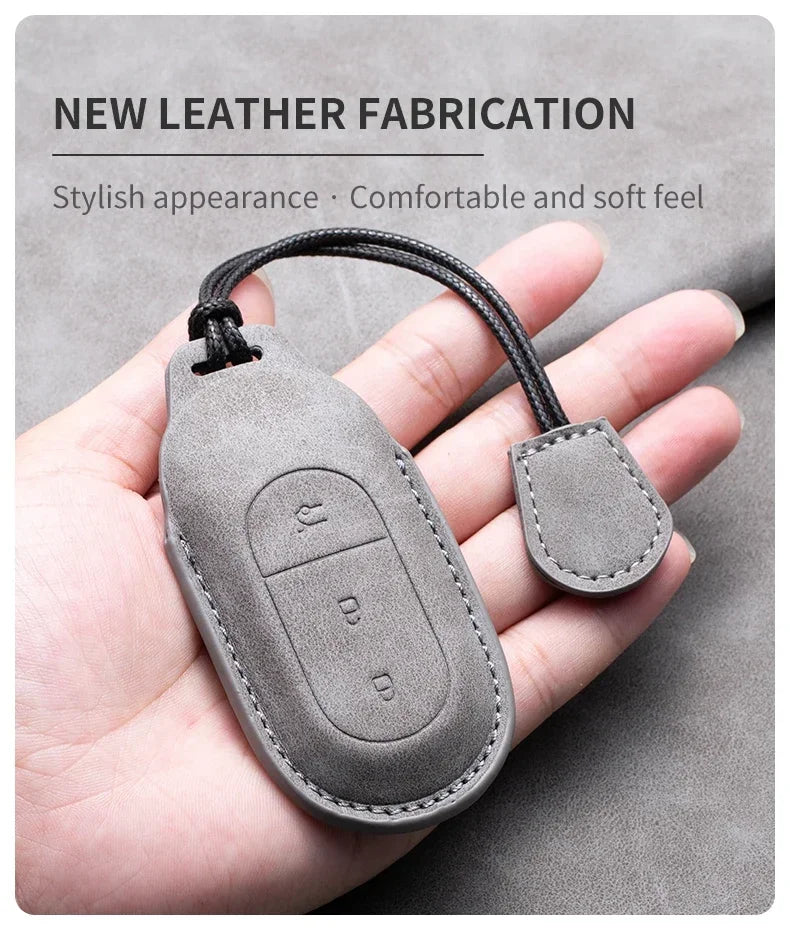 Leather Car Key Case – Leapmotor Series