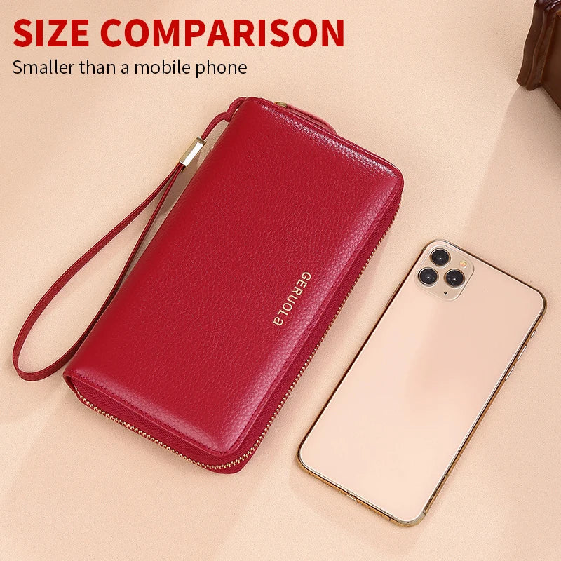 RFID Long Wallet – Zipper Money Clip