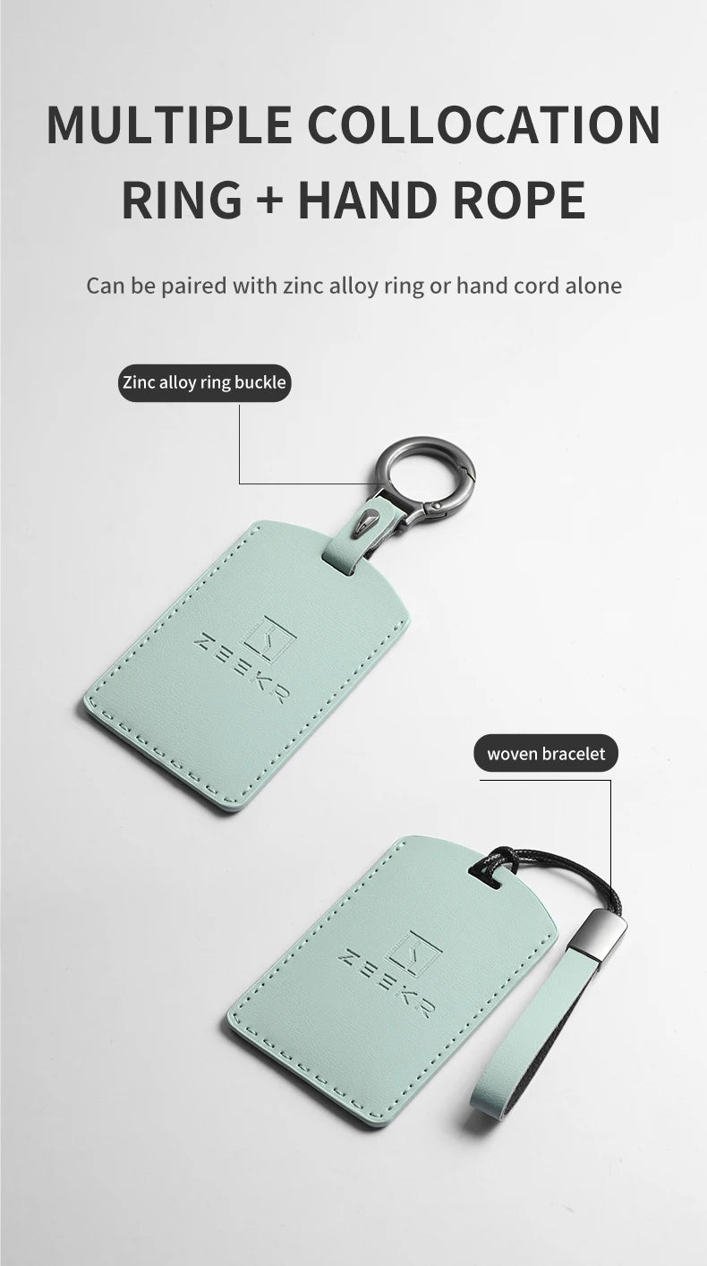 Leather Car Key Case