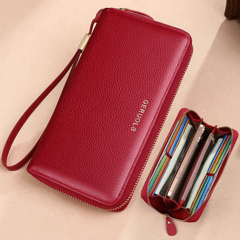 RFID Long Wallet – Zipper Money Clip
