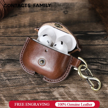 Genuine Leather AirPods 4 Case